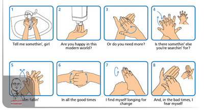 شستن صحیح دست ها