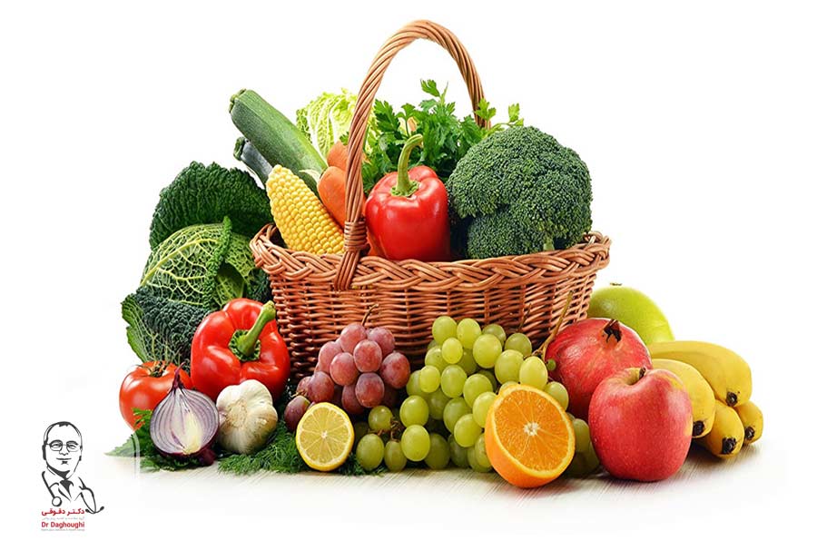 میوه و سبزیجات منابع سرشار از فیبر