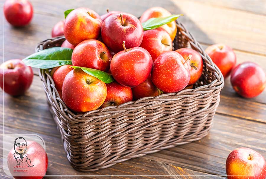 سیب از کم قند ترین میوه ها